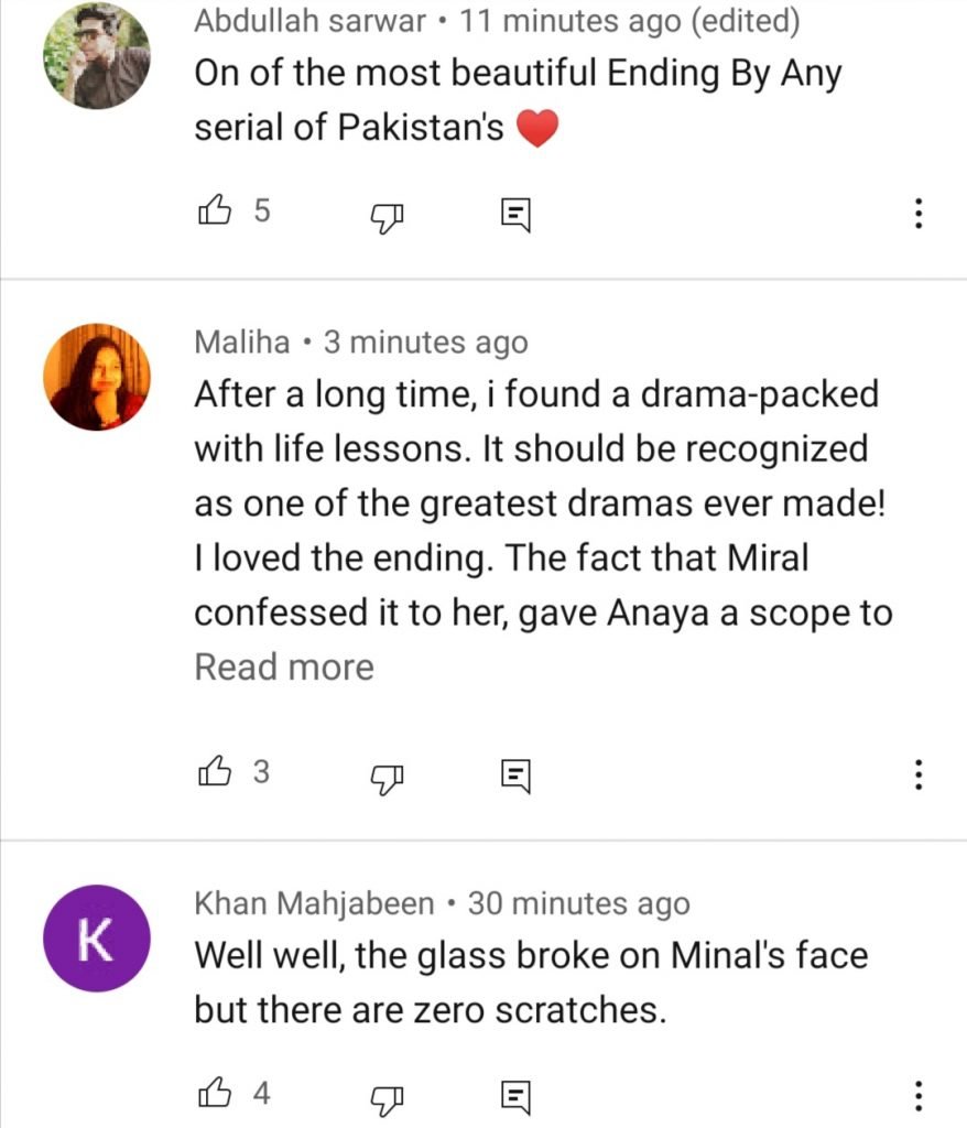 Public Reaction On Last Episode Of Drama Serial Sabaat