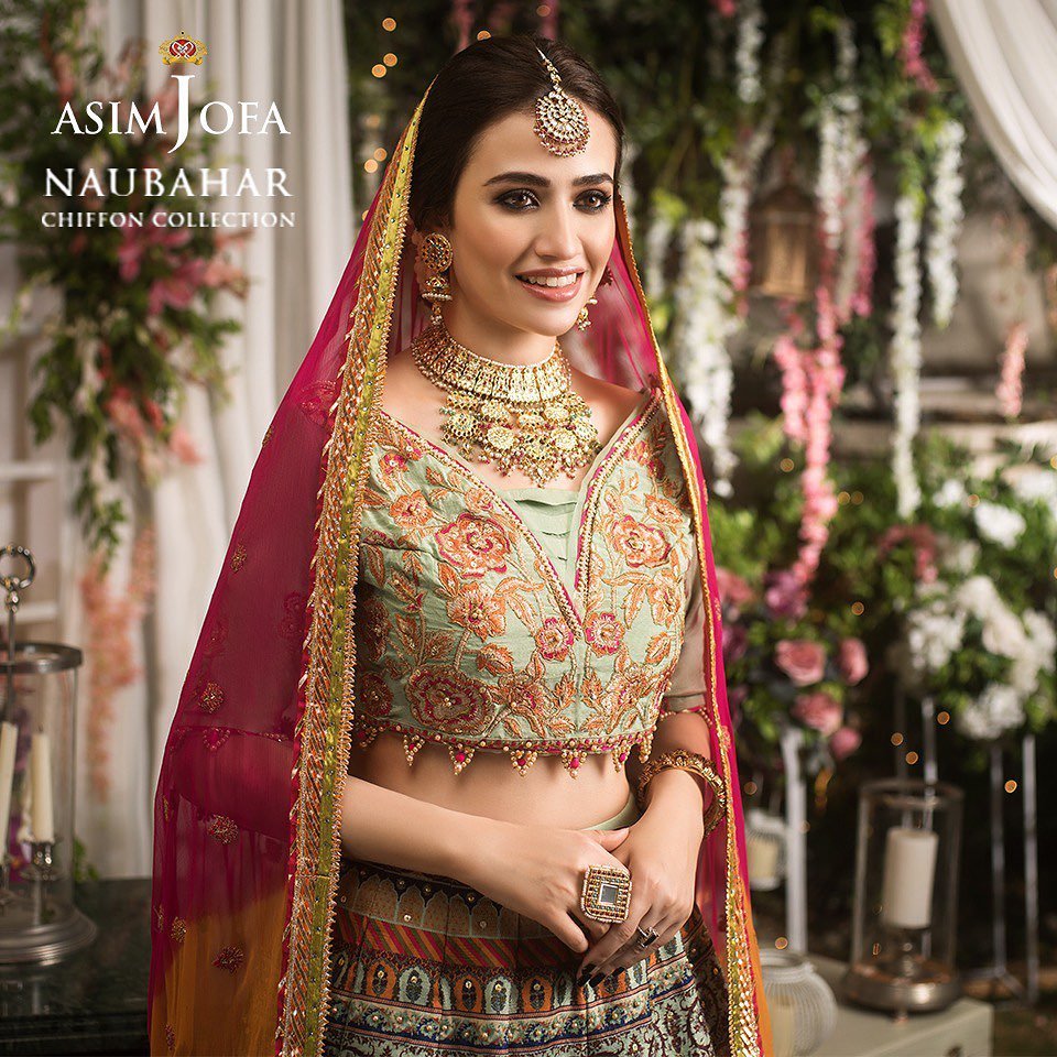 Sana Javed has Worn Beautiful Wedding Gowns
