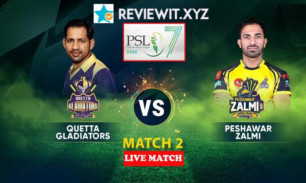 Quetta Gladiators vs Peshawar Zalmi Live Match Score and Predictions – QG VS PZ
